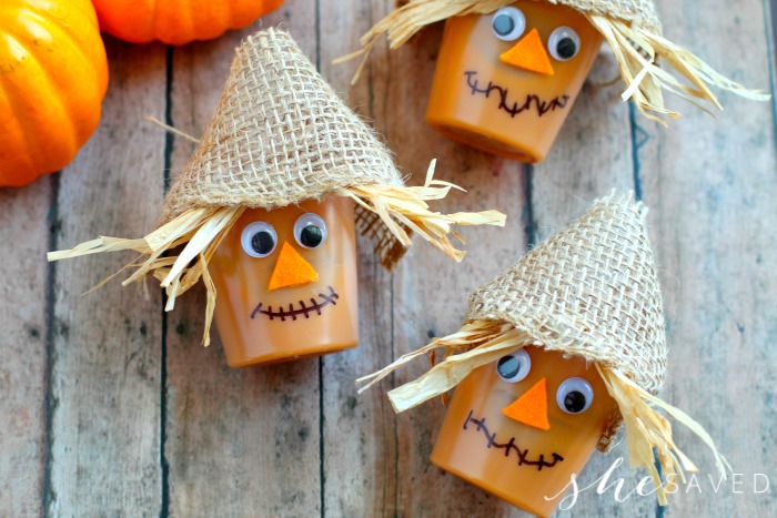 Scarecrow Pudding Cups