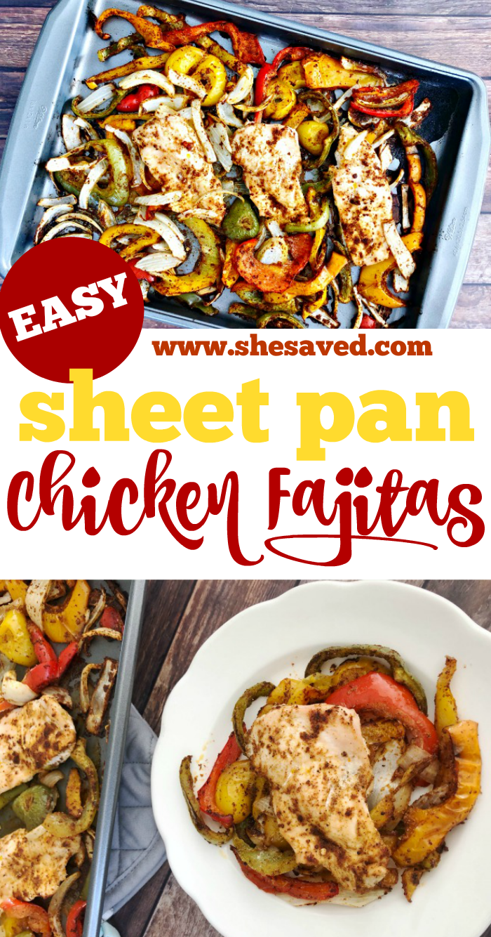 Easy Sheet Pan Chicken Fajitas recipe