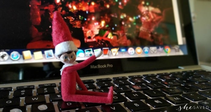 little elf on computer