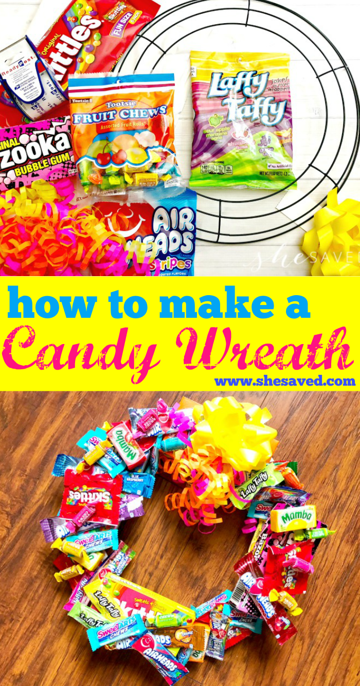 How to make a Candy Wreath