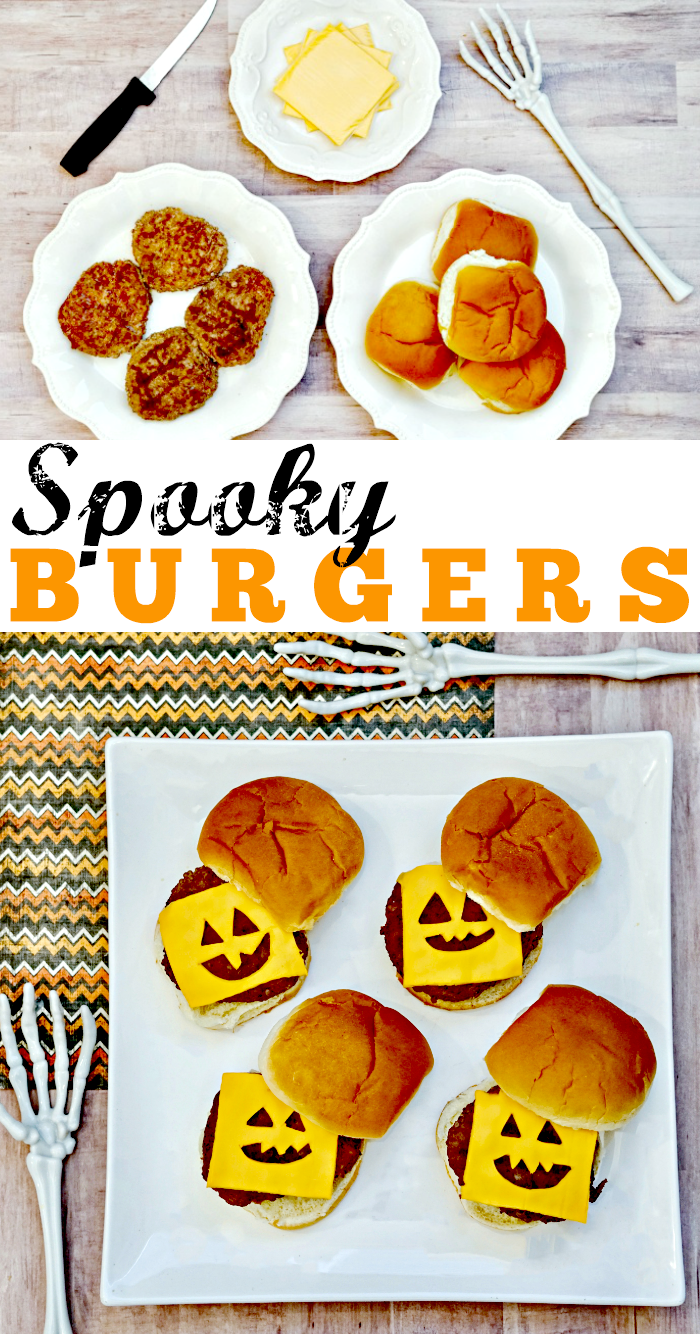 Fun and Easy Halloween Dinner idea! Spooky Burgers