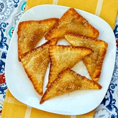How to Make Homemade Apple Wontons (great air fryer recipe!)