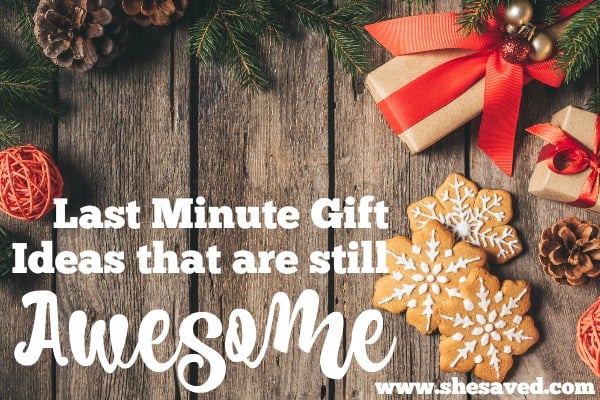 last minute Christmas gifts