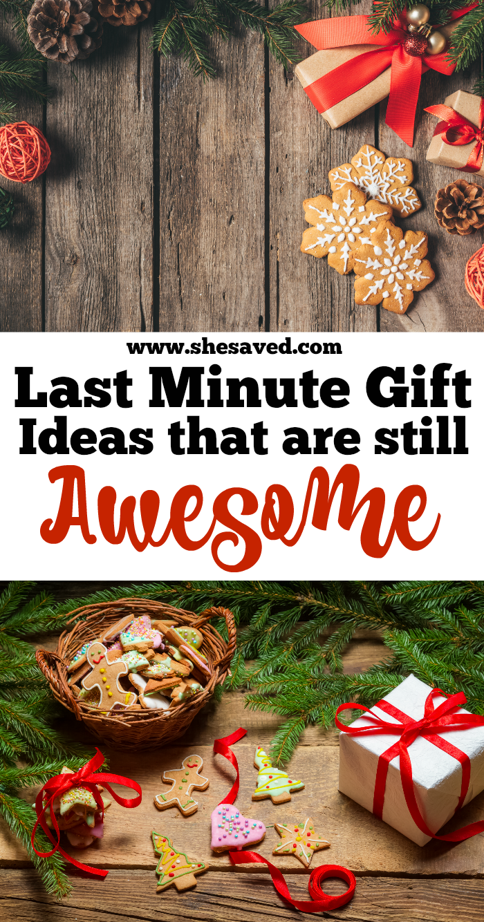 last minute gift ideas for Christmas