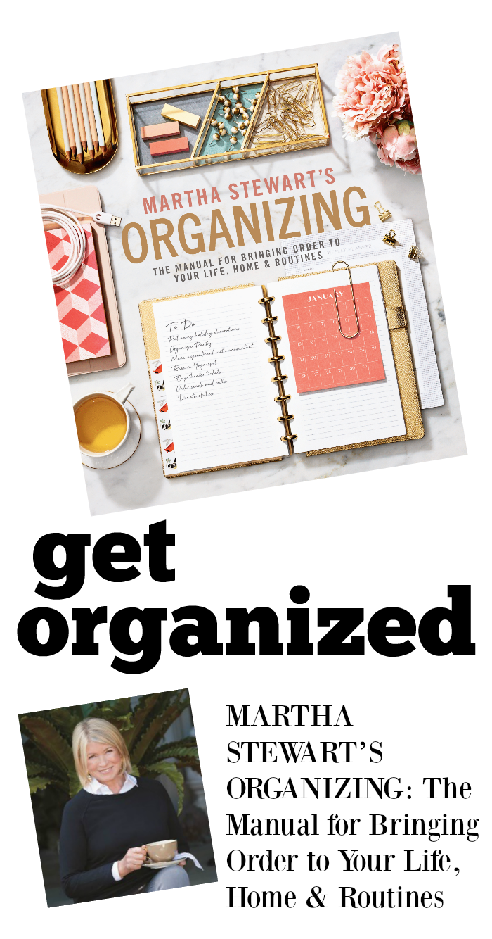 Martha Stewart Organizing Book
