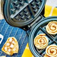 Cinnamon Roll Waffles: Mom Hack