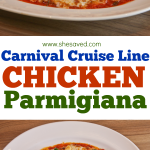 As made on Carnival Cruise Line, check out this Chicken Parmigiana recipe!