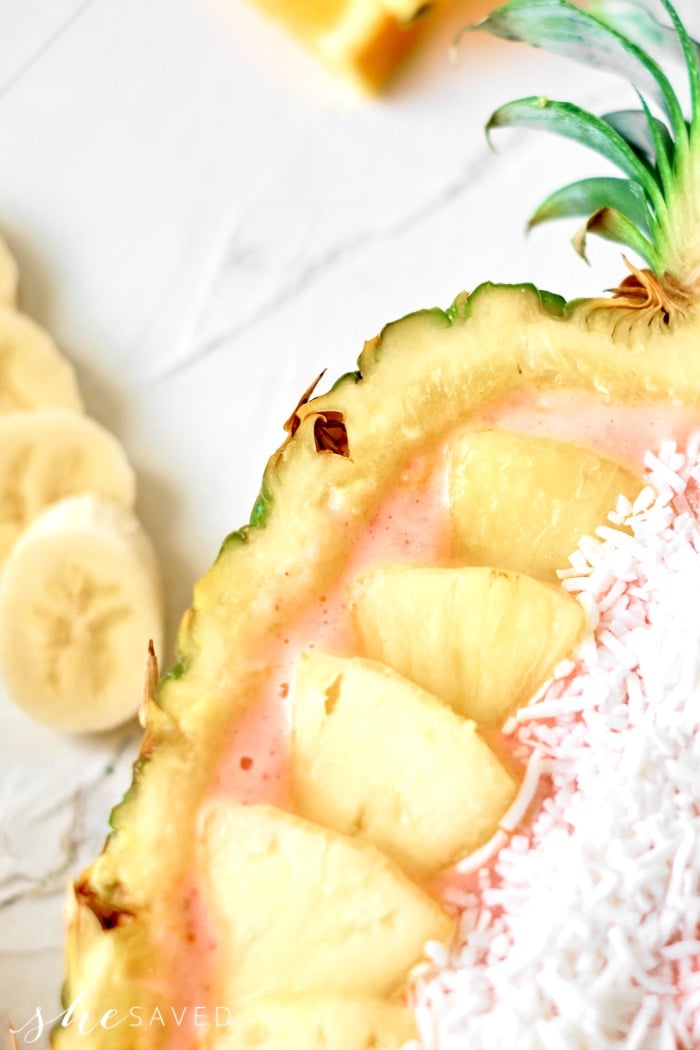 Pineapple Bowl with Fruit