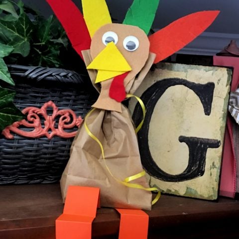 Paper Bag Turkey Craft for Kids