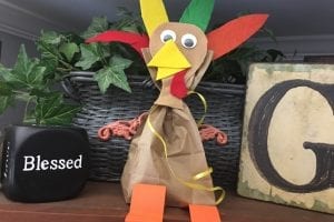 Thanksgiving Paper Bag Turkey Craft