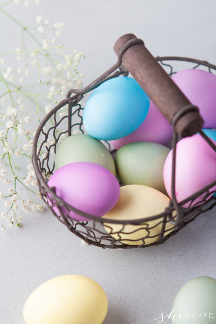 Prettiest Colored Easter Eggs