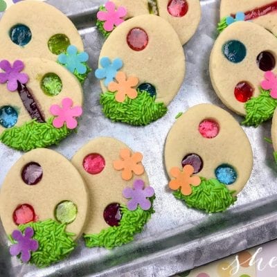 Stained Glass Easter Cookies