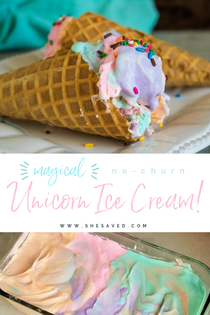 Unicorn Ice Cream Homemade