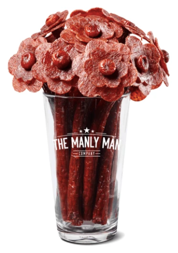Manly Man Beef Jerky Flower Bouquets