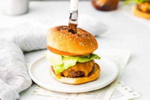 Easy Gourmet Air Fryer Burger Recipe