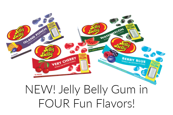 NEW Jelly Belly Sugar Free Gum in FOUR Flavors + Giveaway!