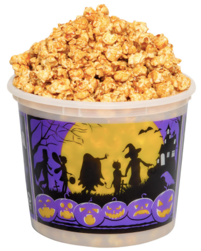 Halloween Bucket full of popcorn