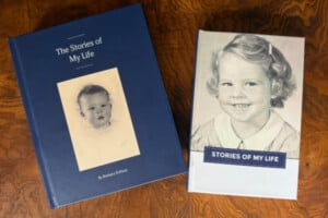 A Remento and Storyworth book comparison of side by side books