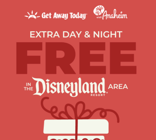 ad for free hotel at Disneyland