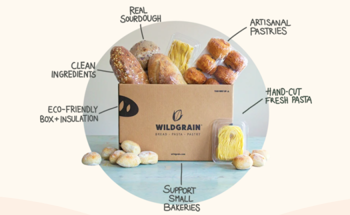 Box of WildGrain Bread products