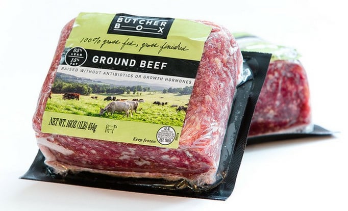 Back of Snake River Farms Ground Beef