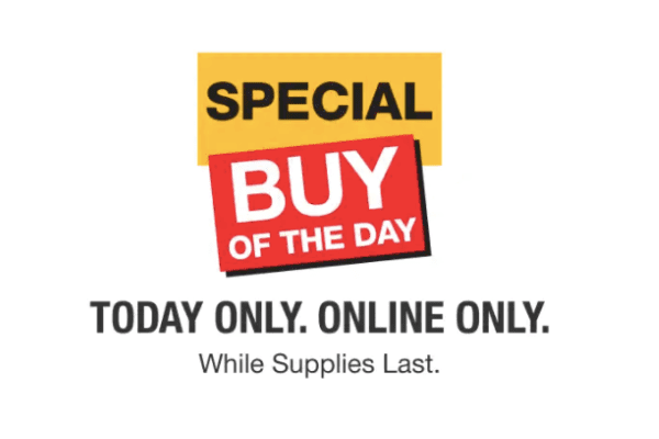 Shop the Home Depot Today’s Special Buy of The Day for BIG Savings!