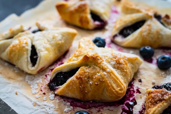 Blueberry Puff Pastry Recipe