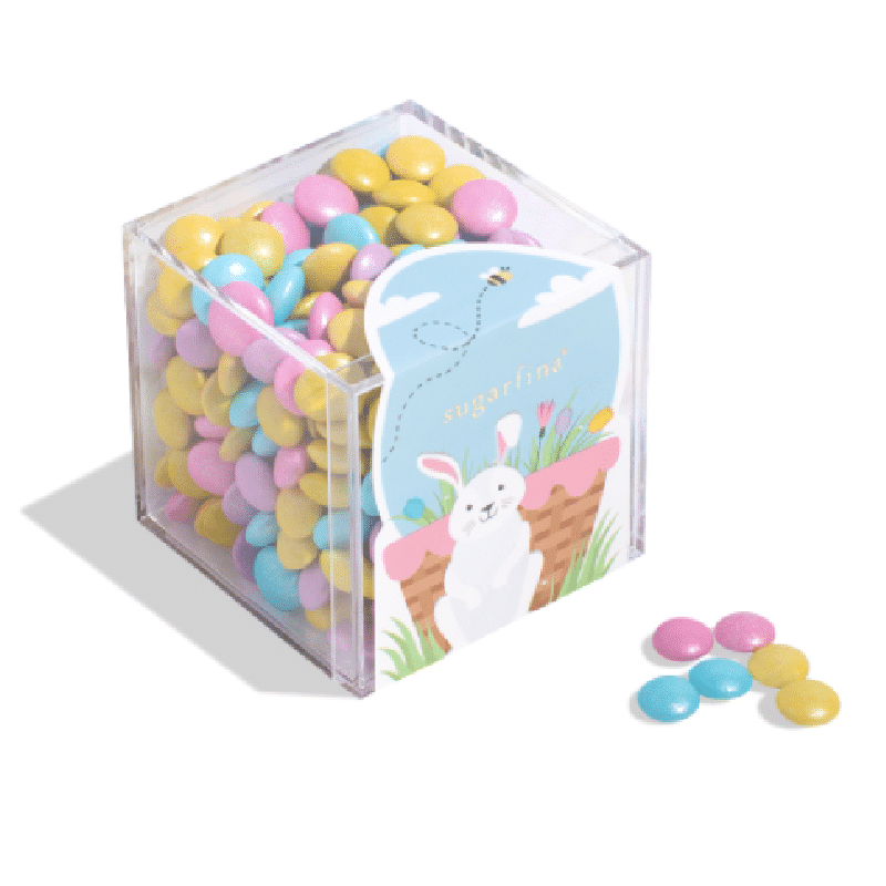 Pastel M&Ms in Candy Box