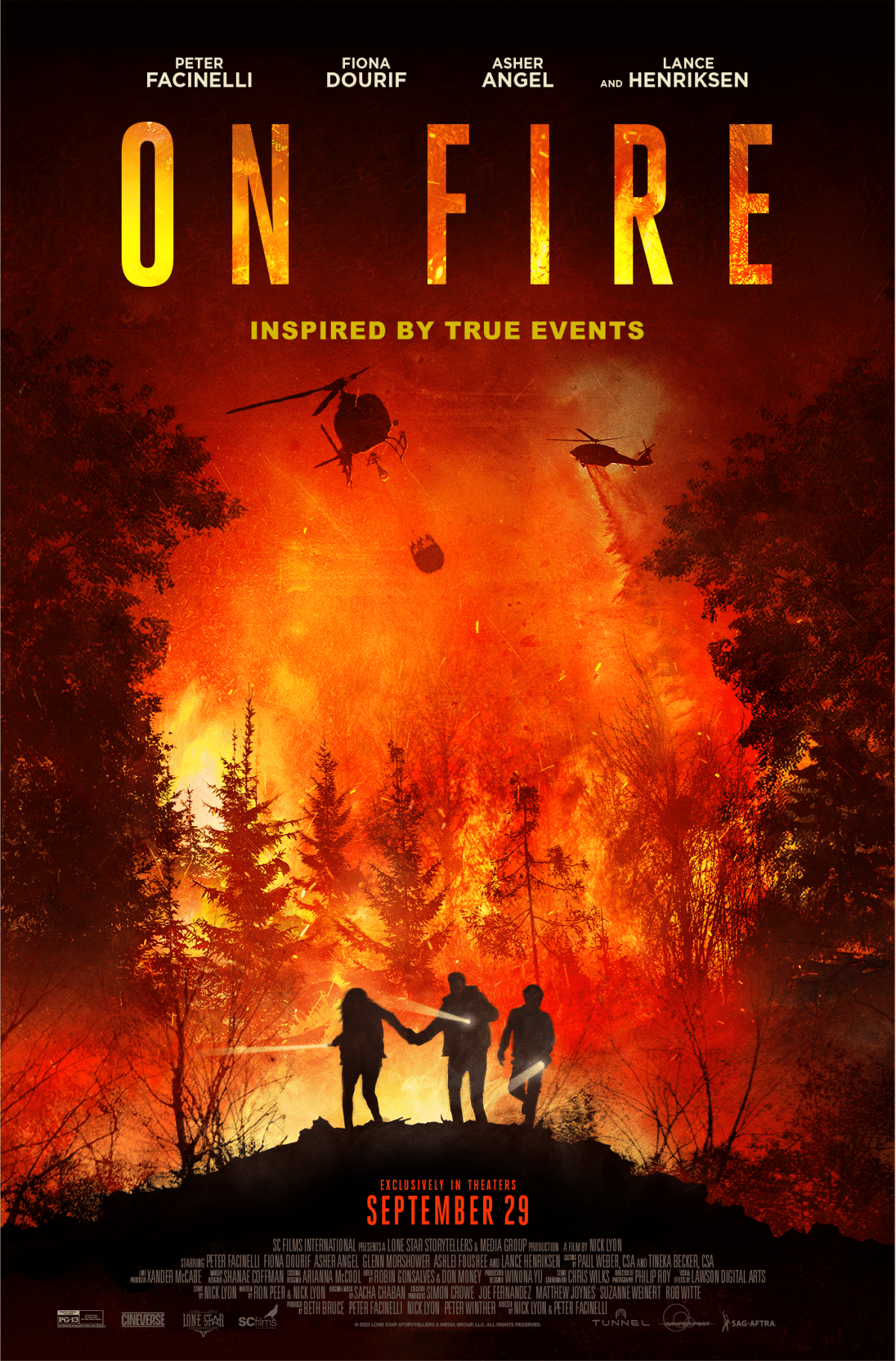 Movie poster for the movie On Fire
